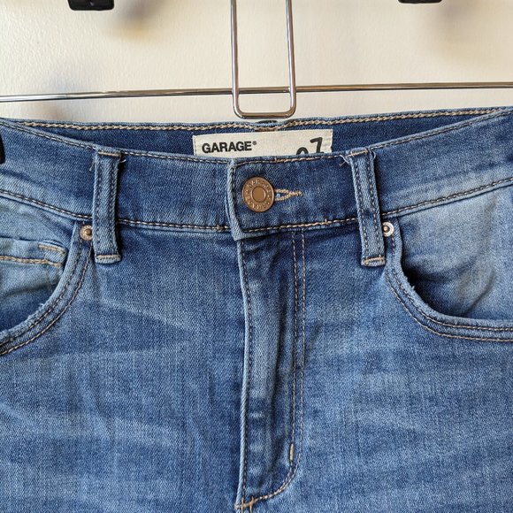 Garage High Rise Jeans w/ Side Stripe (Size: 7) - Picture 2 of 6
